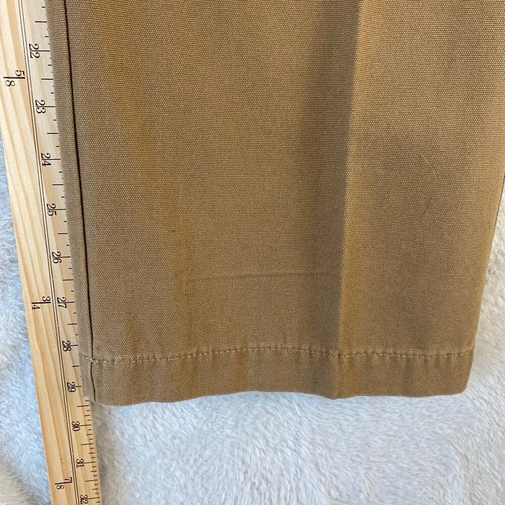 Weatherproof Mens Utility Chino The Utility Chino Pants 38x30 Camel Belted NWT - Picture 6 of 9